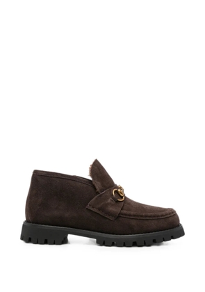 SERGIO MORETTI FIRENZE horsebit-detail ankle boots - Brown