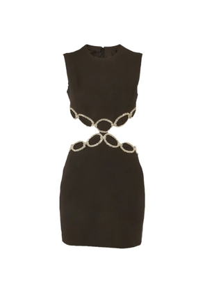 Valentino Garavani Pre-Owned cut-out detail mini dress - Black