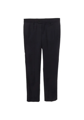 Emporio Armani Pre-Owned wool-blend tailored trousers - Black