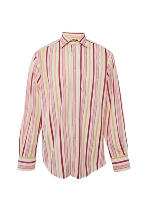 Etro Pre-Owned striped long-sleeve shirt - Pink