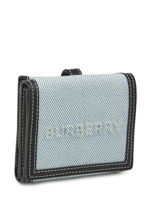 Burberry Pre-Owned Luna canvas leather wallet - Blue