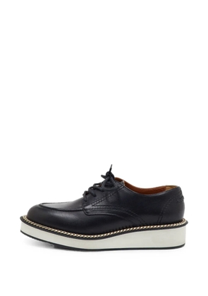 Givenchy Pre-Owned platform-sole derby shoes - Black