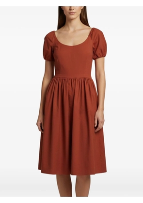 Prada Pre-Owned short-sleeve midi dress - Brown