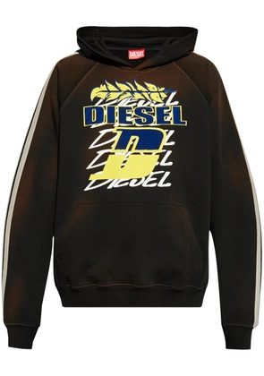 Diesel S-Roxt-Hood-Stripe hoodie - Black