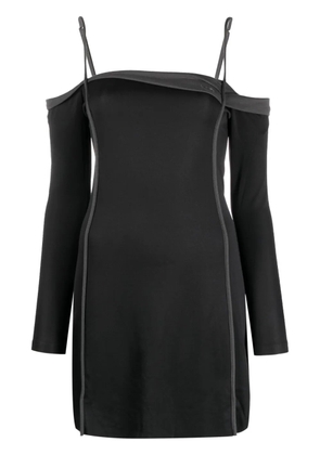 Diesel D-Rappy logo-embroidered minidress - Black