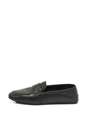 Ferragamo Pre-Owned Gancini loafers - Black