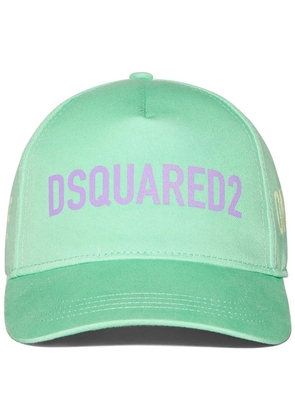 DSQUARED2 logo-print cap - Green