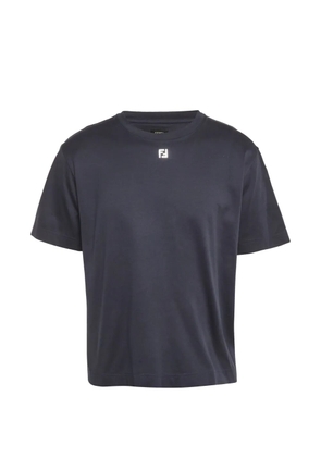 Fendi Pre-Owned FF metallic-monogram T-shirt - Grey