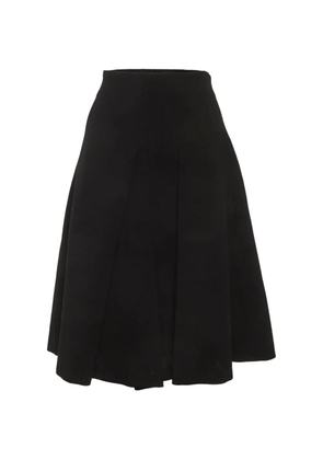 Max Mara pleated flared midi skirt - Black