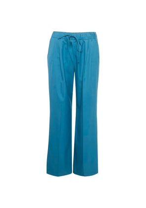 Max Mara elasticated drawstring trousers - Blue