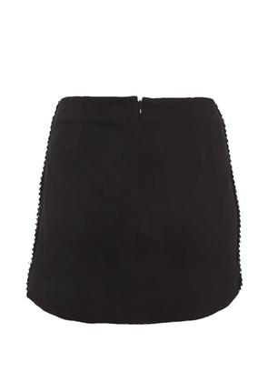 The Attico embellished mini skirt - Green