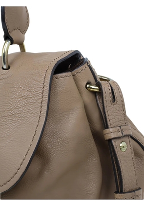 Chloé Pre-Owned Elsie leather top handle satchel bag - Neutrals