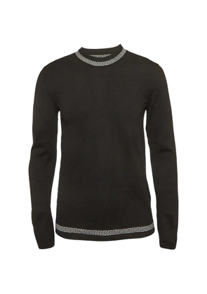 Versace Pre-Owned Greca key-motif long-sleeved T-shirt - Black
