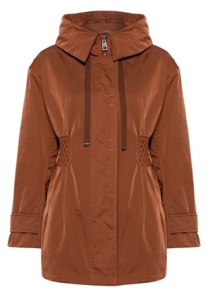 Ermanno Scervino logo-embroidered jacket - Brown