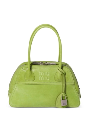 Miu Miu Vivant nappa leather bag - Green