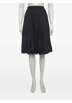 Prada Pre-Owned gathered midi skirt - Black