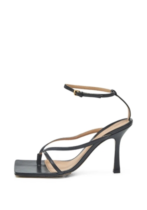 Bottega Veneta Pre-Owned Stretch ankle-strap heeled sandals - Black