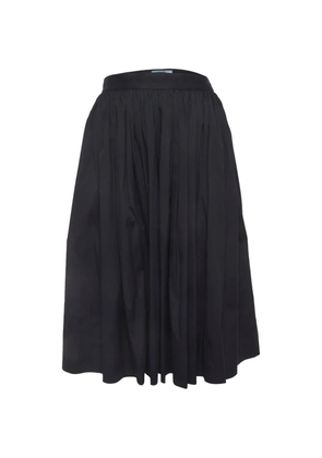 Prada Pre-Owned gathered midi skirt - Black