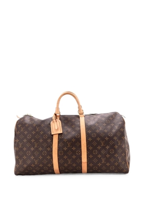 Louis Vuitton Pre-Owned Keepall Bag Monogram Canvas 55 travel bag - Brown