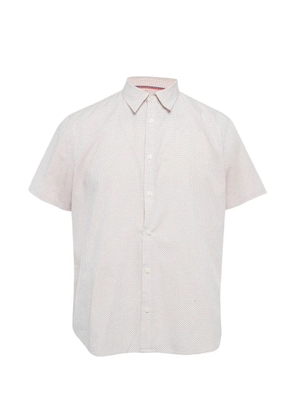 Calvin Klein dot-print short-sleeve shirt - White