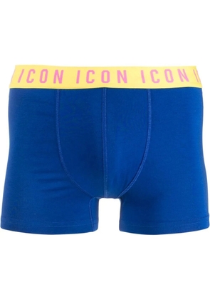 DSQUARED2 logo-waistband boxer briefs - Blue