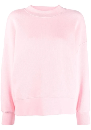 Palm Angels logo-print cotton sweatshirt - Pink