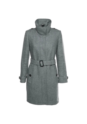 Burberry Pre-Owned long-sleeve belted coat - Grey