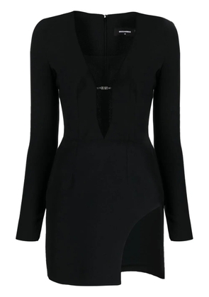 DSQUARED2 cut-out long-sleeve minidress - Black
