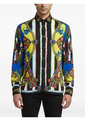 Versace Pre-Owned regalia baroque-print shirt - Blue