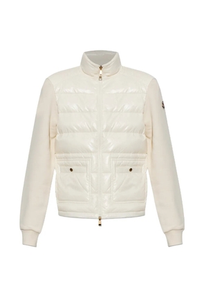 Moncler horizontal-quilted padded jacket - White