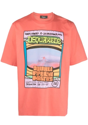 DSQUARED2 graphic-print cotton T-shirt