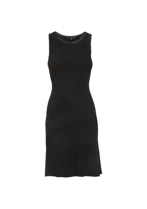 Gucci Pre-Owned rib-knit sleeveless midi dress - Black