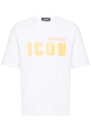 DSQUARED2 Icon-print cotton T-shirt - White