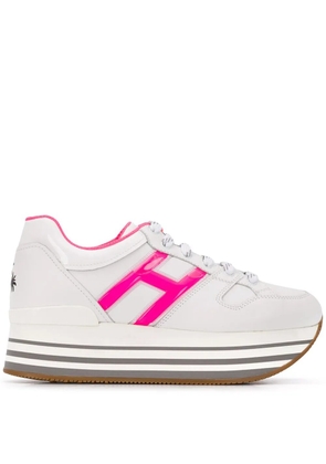 Hogan platform sole sneakers - White