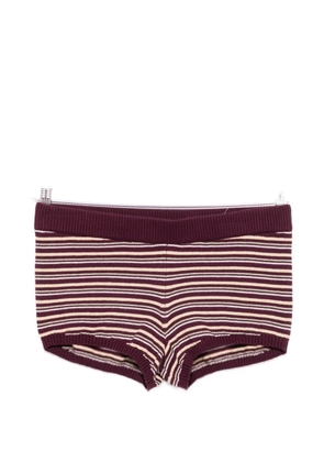 EB Denim Camden knit shorts - Purple