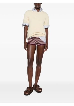 EB Denim Camden knit shorts - Purple