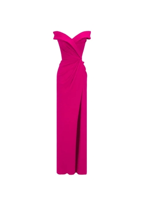 Gemy Maalouf off-the-shoulder draped dress - Pink
