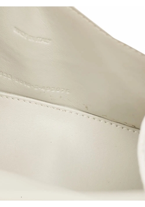 Balenciaga Pre-Owned XS Hourglass croc-embossed tote bag - White