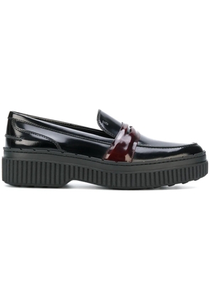 Tod's flatform loafers - Black