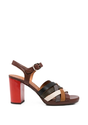 Chie Mihara Padoc interwoven leather sandals - Brown