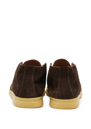 Loro Piana Pre-Owned Open Walk suede ankle boots - Brown