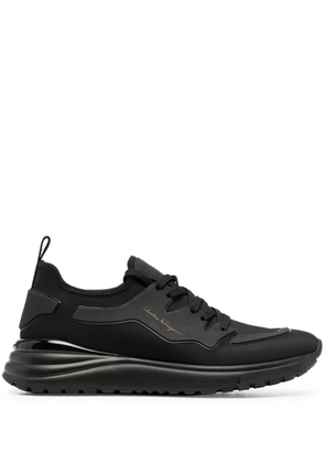 Ferragamo logo-print low-top sneakers - Black