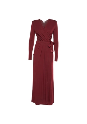 Elisabetta Franchi wrap maxi dress - Red