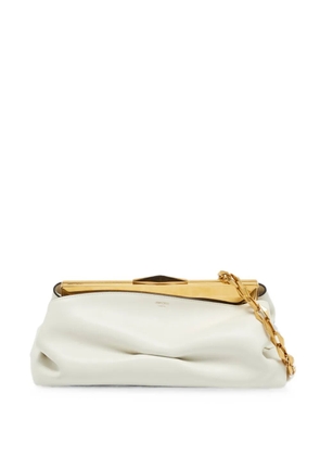 Jimmy Choo Pre-Owned Diamond clutch bag - White