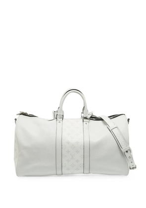 Louis Vuitton Pre-Owned Keepall Bandoulière Taigarama bag - White