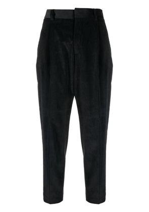 Woolrich cropped corduroy trousers - Black