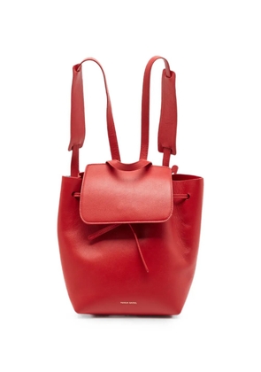 Mansur Gavriel leather mini backpack - Red