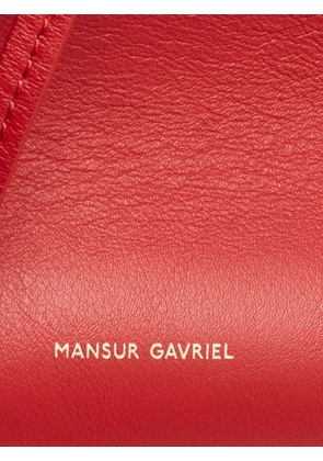 Mansur Gavriel leather mini backpack - Red
