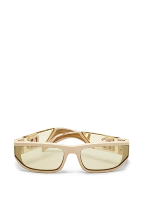 Dolce & Gabbana Pre-Owned rectangle-frame sunglasses - Neutrals
