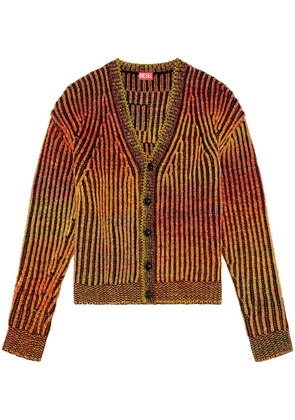 Diesel Oakland ribbed cardigan - Orange